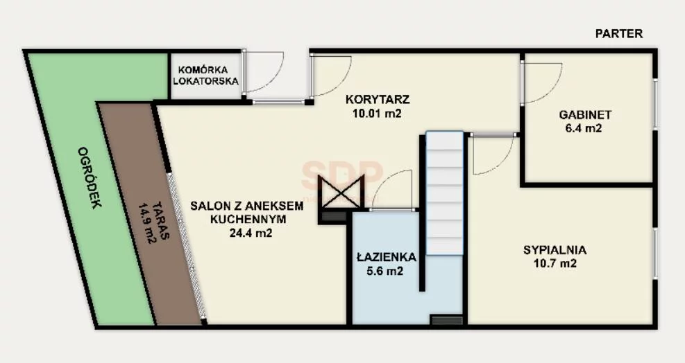 4 pokoje, mieszkanie 80,70 m², parter, oferta nr , 42418, Wrocław, Fabryczna, Stabłowicka
