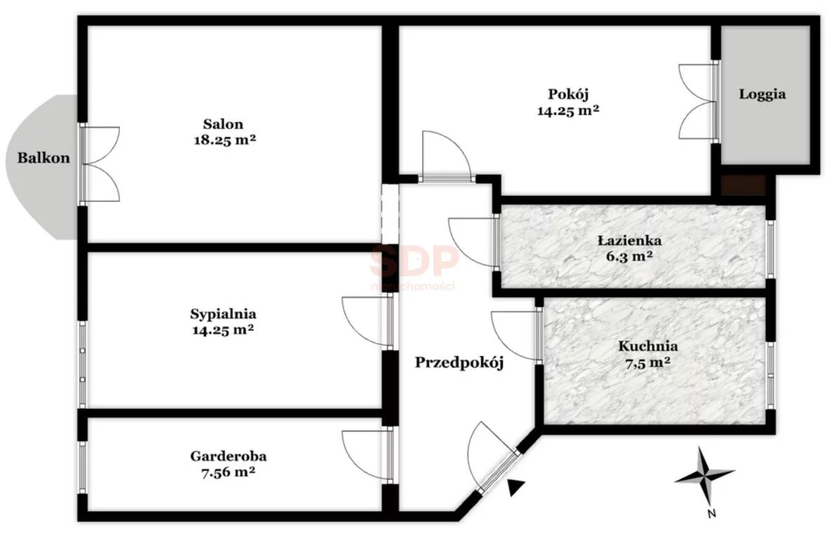 4 pokoje, apartament 80,00 m², piętro 4, oferta nr , 39431, Wrocław, Biskupin-Sępolno-Dąbie-Bartoszowice, Śródmieście, Trzebnicka