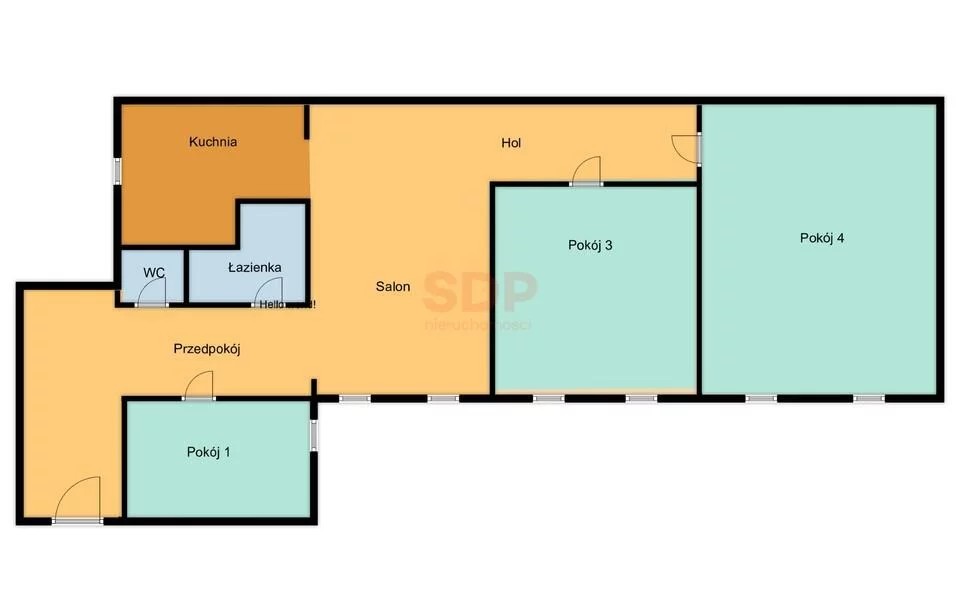4 pokoje, mieszkanie 81,83 m², piętro 3, oferta nr , 42518, Wrocław, Stare Miasto, Worcella Stanisława