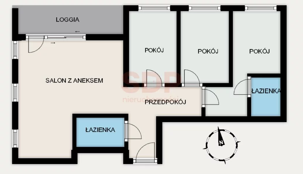 Mieszkanie na sprzedaż, 81,46 m², 4 pokoje, 10 piętro, oferta nr 36849