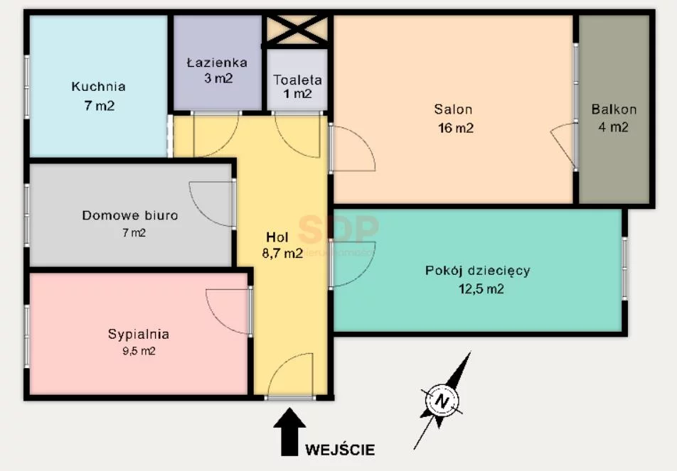 4 pokoje, mieszkanie 64,70 m², parter, oferta nr , 42560, Łódź, Bałuty, Bałuty, Zgierska