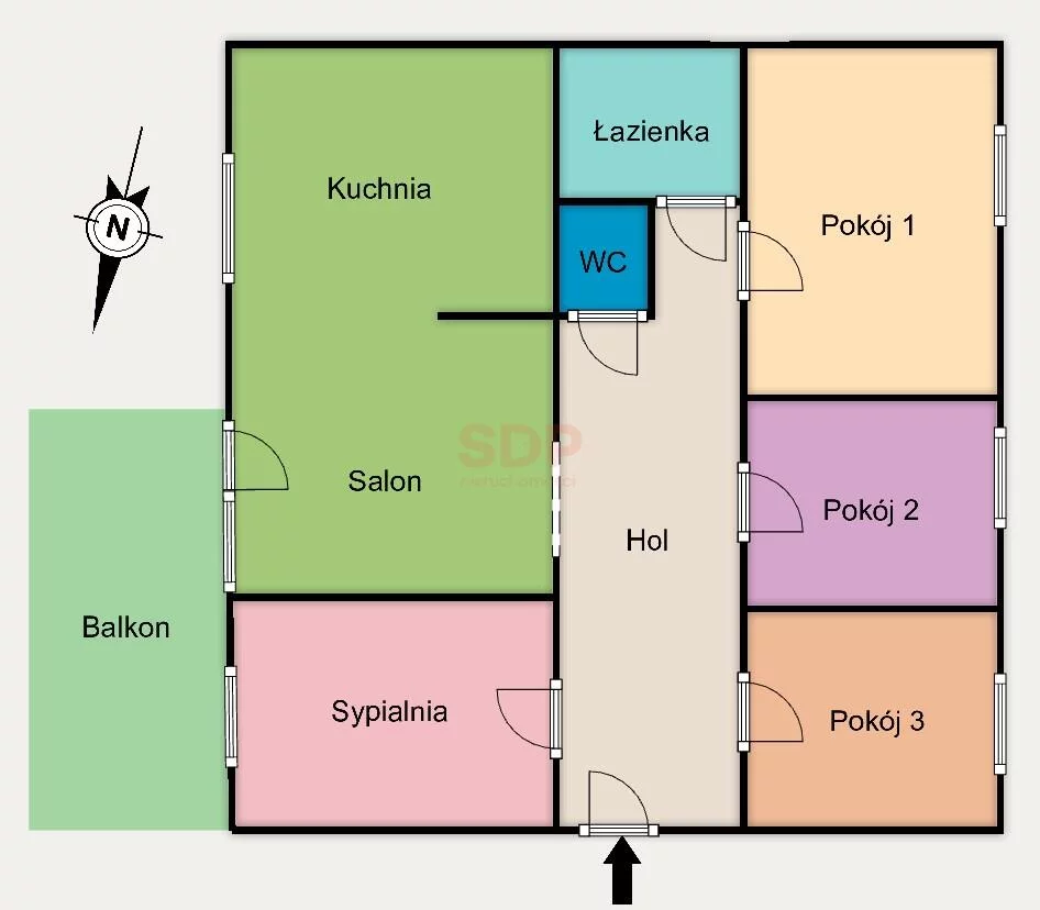 5 pokoi, mieszkanie 64,04 m², piętro 1, oferta nr , 41990, Łódź, Górna, Górna, Lubelska