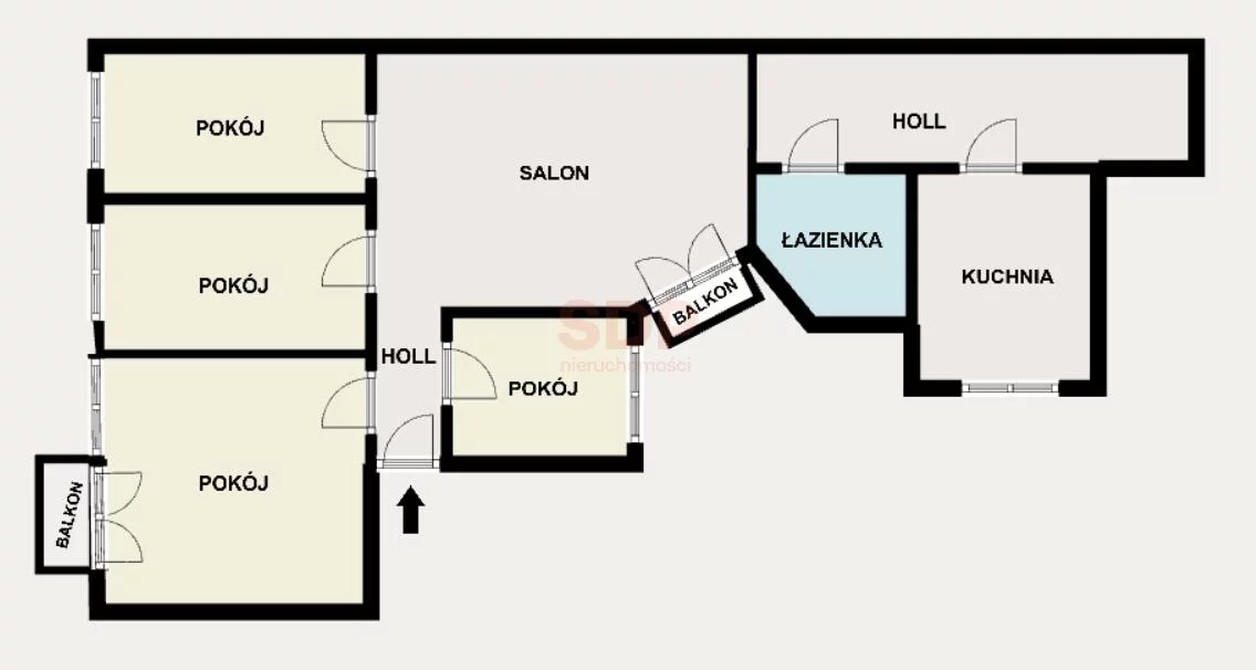 5 pokoi, mieszkanie 136,50 m², piętro 1, oferta nr , 42508, Warszawa, Śródmieście, Śródmieście, Nowogrodzka
