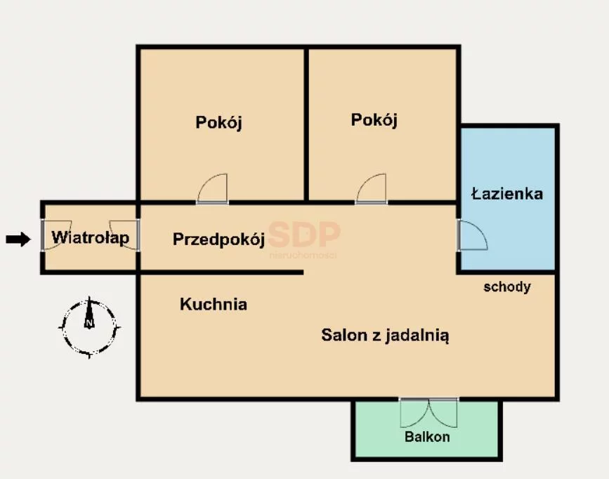 5 pokoi, apartament 112,87 m², piętro 1, oferta nr , 35793, Wrocław, Krzyki-Partynice, Krzyki, Św. Rity