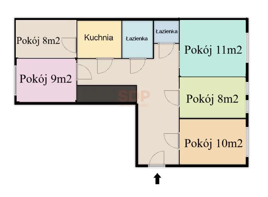 5 pokoi, apartament 81,10 m², piętro 2, oferta nr , 41905, Wrocław, Stare Miasto, Świętego Antoniego