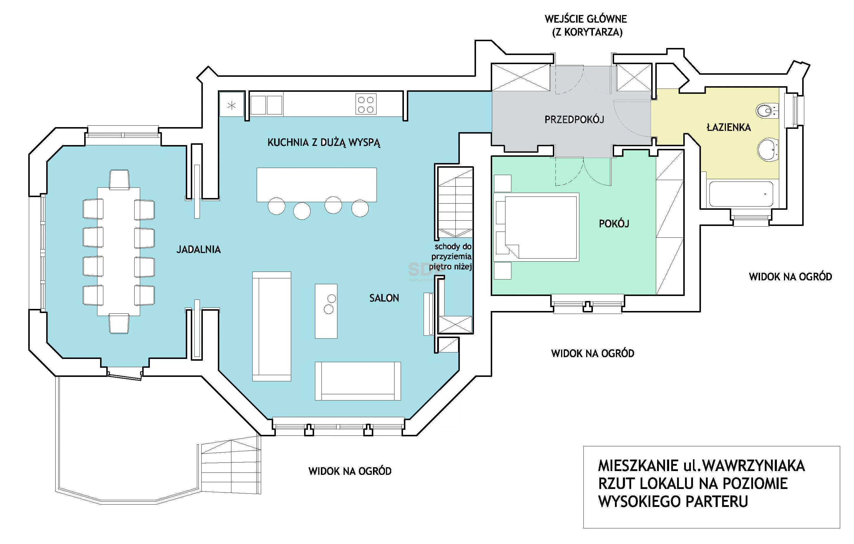 5 pokoi, apartament 167,50 m², parter, oferta nr , 33446, Wrocław, Krzyki-Partynice, Krzyki, Wawrzyniaka