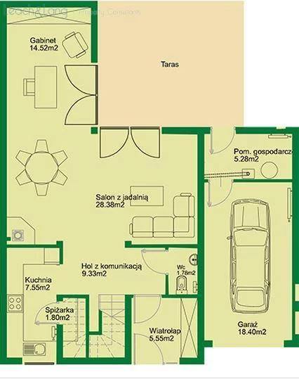 Dom i rezydencja 141,00 m², oferta nr , 7626S, Mogilany, os. Parkowe Wzgórze