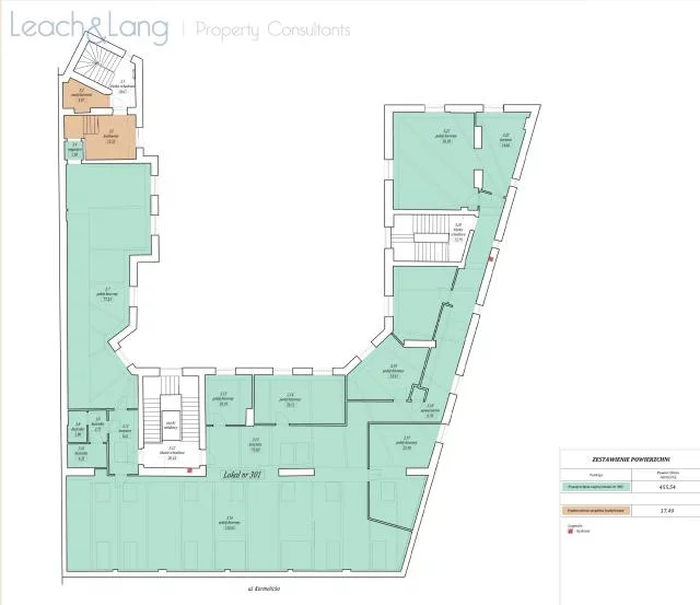 Biuro 455,54 m², oferta nr , 7664, Kraków, Stare Miasto, Stare Miasto, Karmelicka