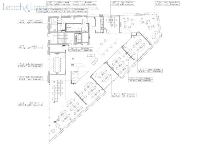 Biuro 500,00 m², oferta nr , 7661, Kraków, Dębniki, Stare Dębniki