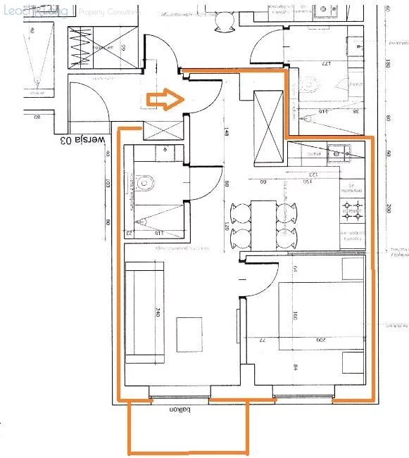 2 pokoje, mieszkanie 40,00 m², piętro 4, oferta nr , 6131, Kraków, Stare Miasto, Stare Miasto, Plac Na Groblach