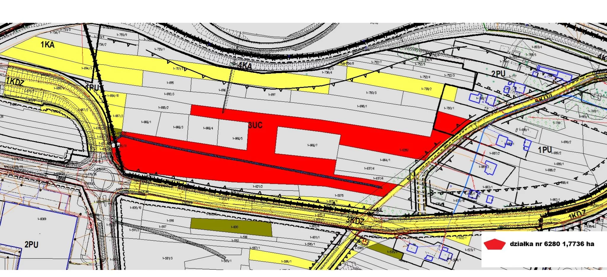 Działka 17 736,00 m², oferta nr , TTT-000001041, Chrzanów