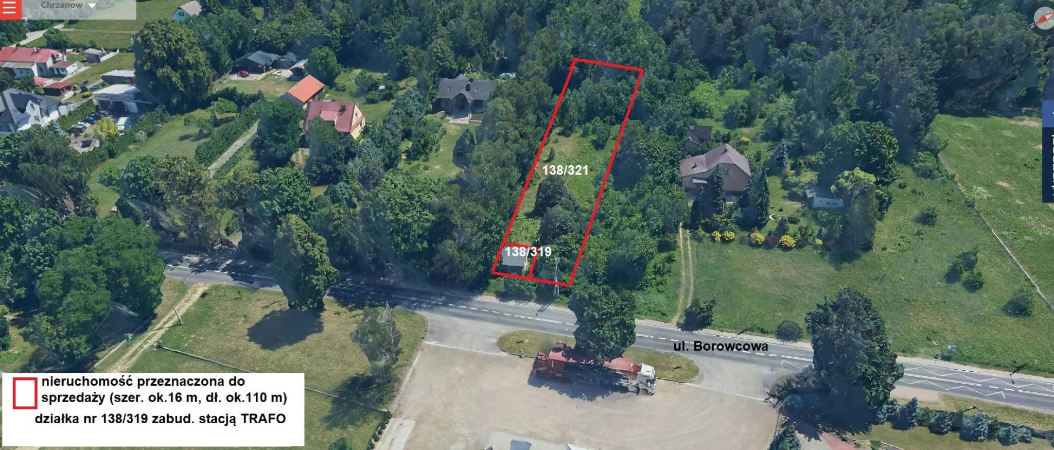 Działka 1 769,00 m², oferta nr , TTT-0001065, Chrzanów
