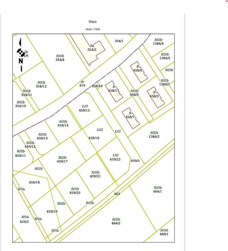 Działka 1 407,00 m², Dzierżoniów, Sprzedaż