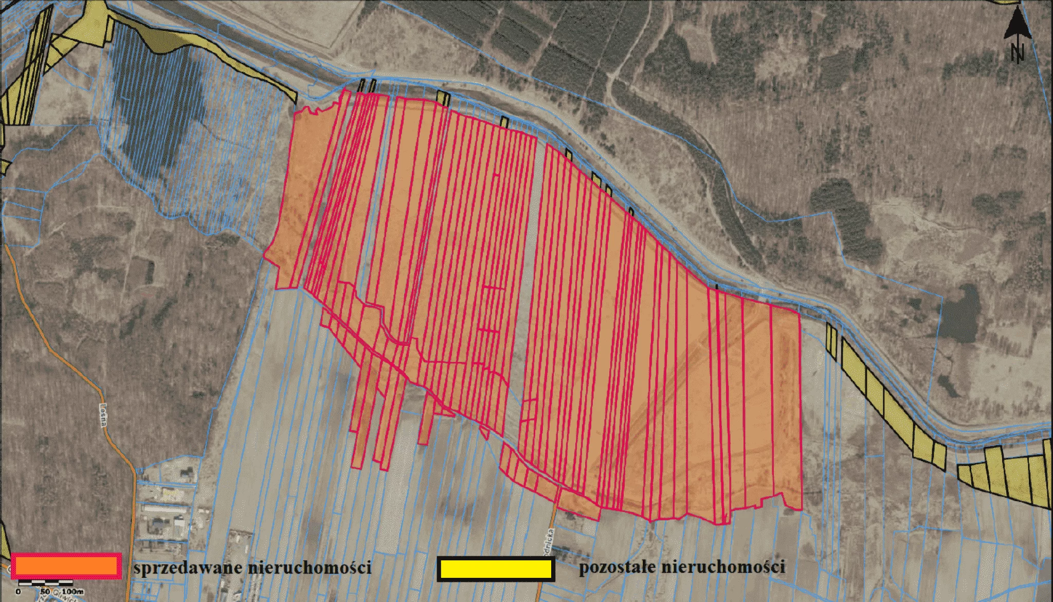 Działka 470 610,00 m², oferta nr , 230-136/2024, Gierałtowice, Kłodnicka