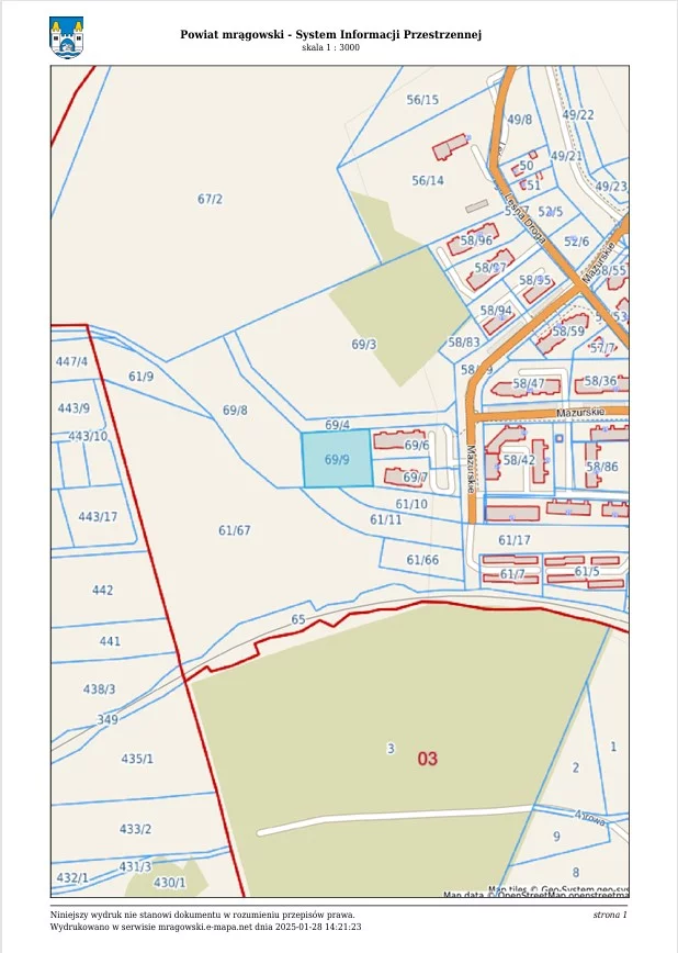 Apartamenty TTT-000001015 Mrągowo