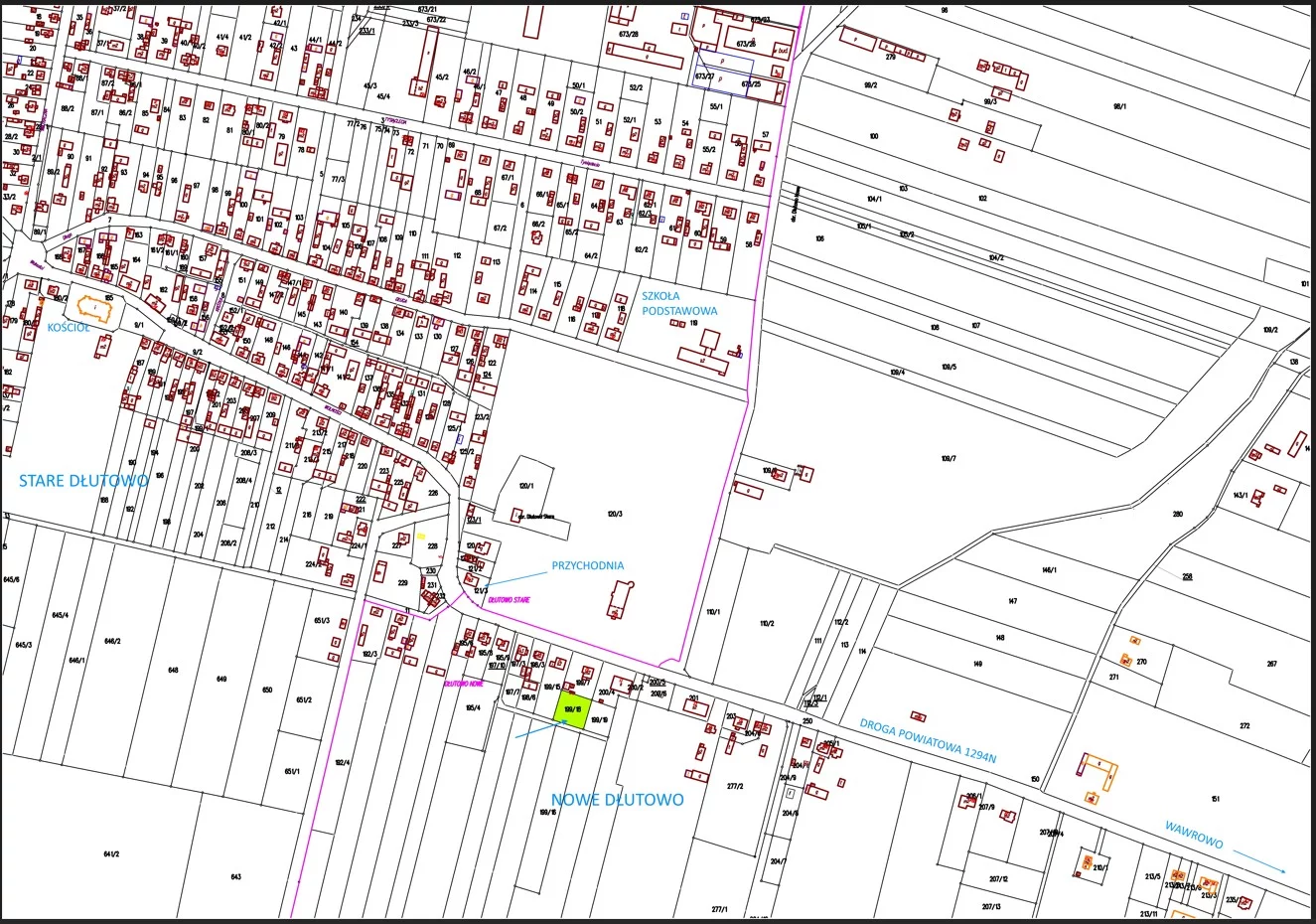 Działka 1 195,00 m², Nowe Dłutowo, Sprzedaż