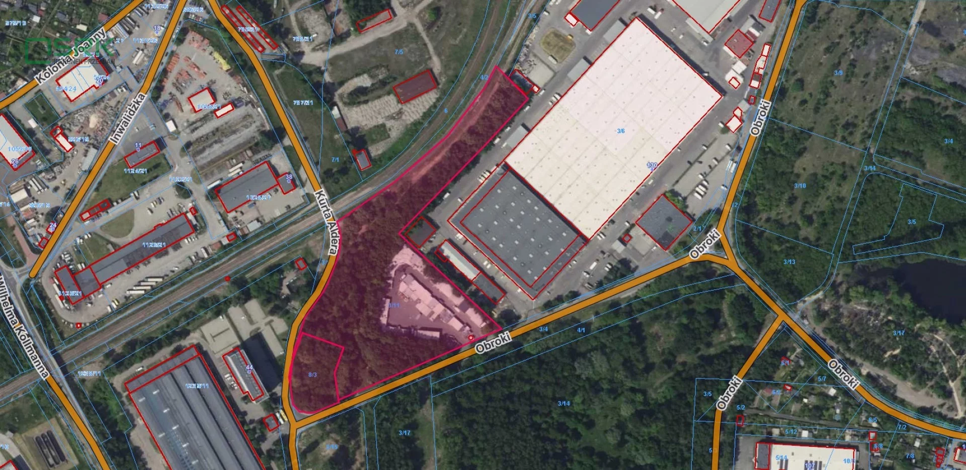 Działka 26 149,00 m², oferta nr , 230-80/2024, Katowice, Obroki