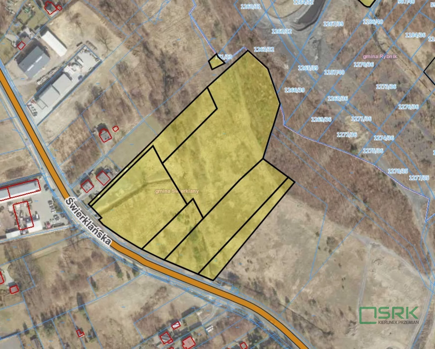 Działka 28 610,00 m², oferta nr , 4/2/11/2023, Jankowice, Świerklańska
