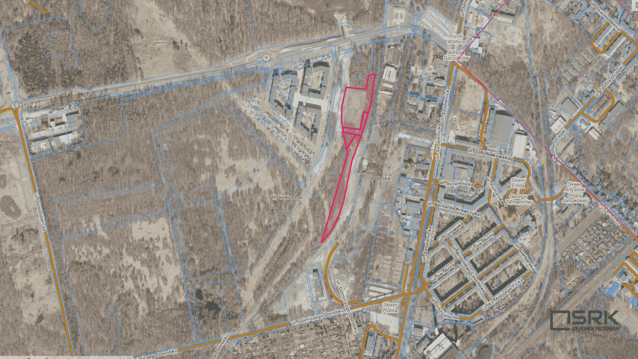 Działka 17 490,00 m², oferta nr , 2/2/07/2023, Katowice, Szopienicka i Gospodarcza