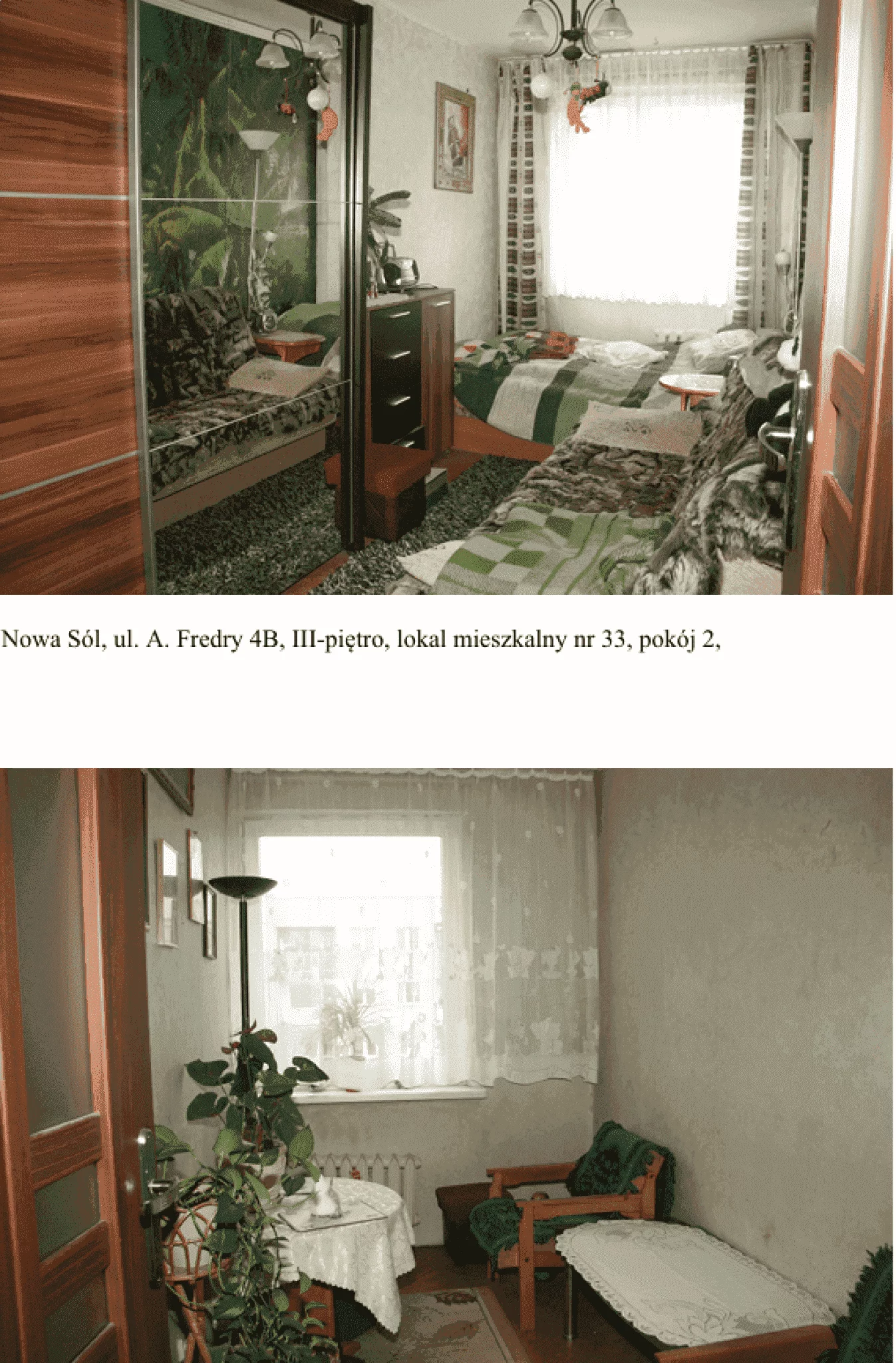 3 pokoje, mieszkanie 50,20 m², piętro 3, oferta nr , TTT-0001017, Nowa Sól, Fredry 4B