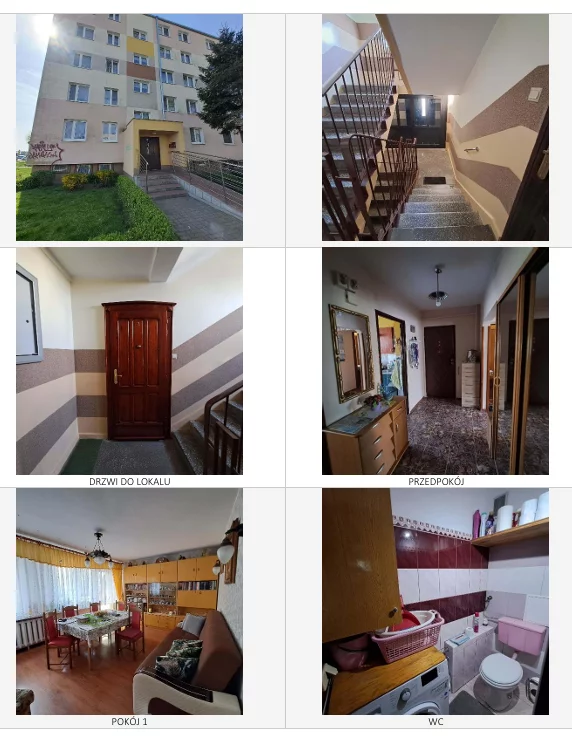 3 pokoje, mieszkanie 60,40 m², piętro 1, oferta nr , TTT-0000995, Inowrocław
