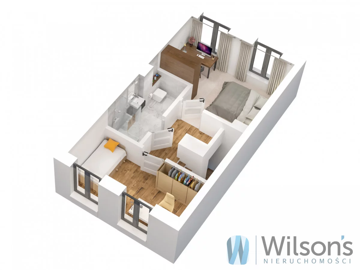 Dom 64,55 m², oferta nr , WIL288177, Rokitnica, Droga Słowackiego