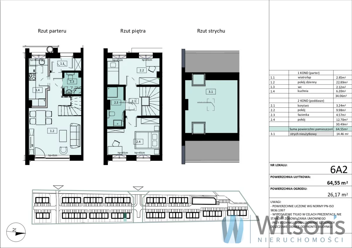 Dom 64,55 m², oferta nr , WIL626112, Pruszcz Gdański, Nszz Solidarność