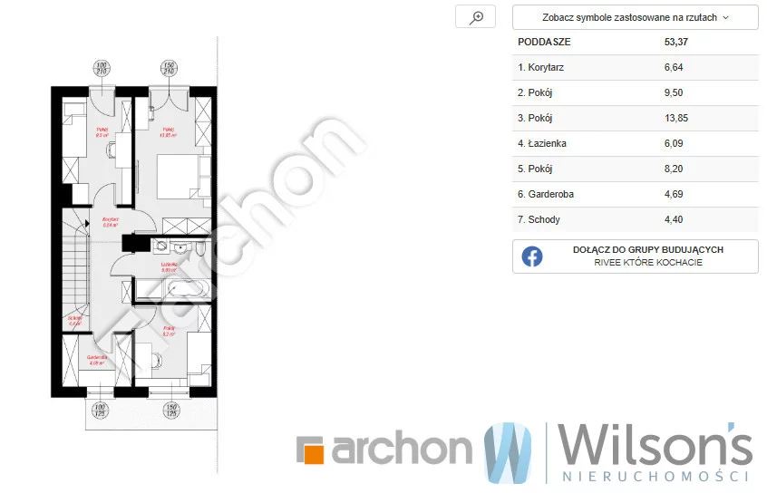 Dom 143,00 m², oferta nr , WIL810278, Łomianki, Bajkowy