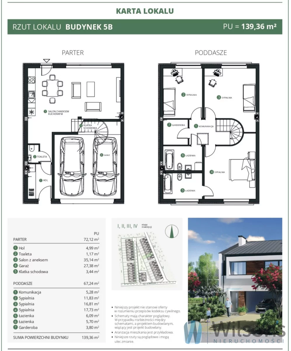 Dom 139,36 m², oferta nr , WIL740327, Banino, Bursztynowa