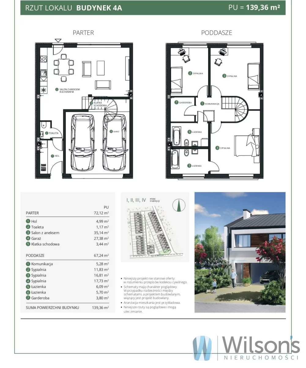 Dom 139,36 m², oferta nr , WIL746075, Banino, Bursztynowa