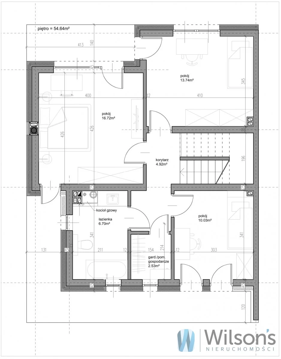 Dom 121,82 m², oferta nr , WIL991478, Ciemne, Piękna