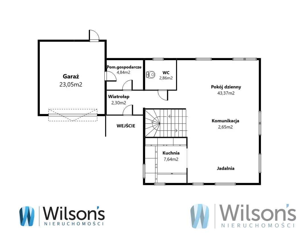 Dom 140,43 m², oferta nr , WIL962529, Gajków, Ustronie