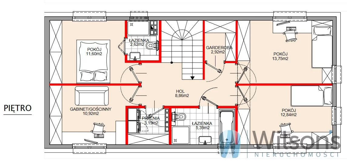 Dom 144,28 m², oferta nr , WIL524358, Halinów, Północna