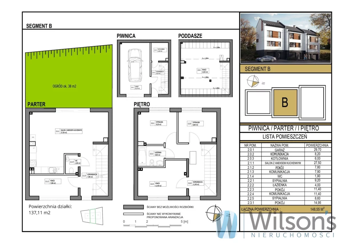 Dom 148,55 m², oferta nr , WIL696863, Gdańsk, Siedlce