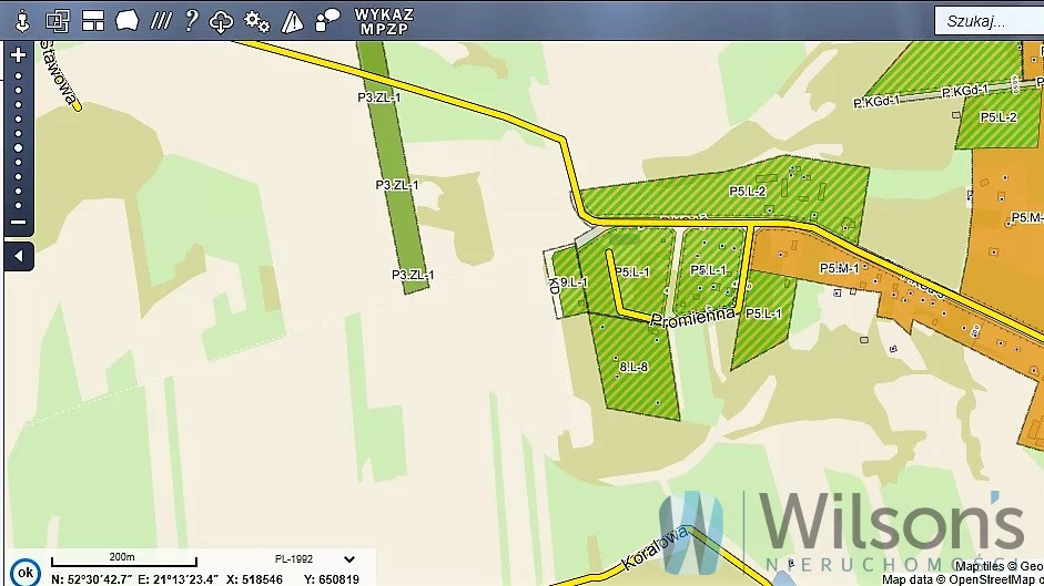 Działka 1 252,00 m², oferta nr , WIL701190, Ludwinów