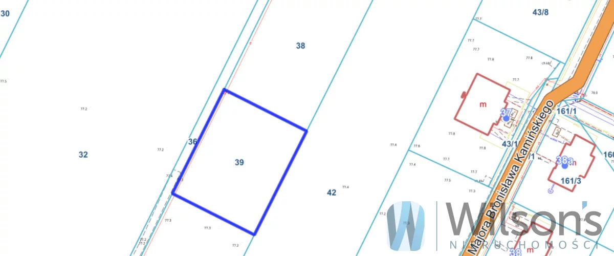 Działka 1 000,00 m², oferta nr , WIL798479, Łomianki Dolne, Łużycka