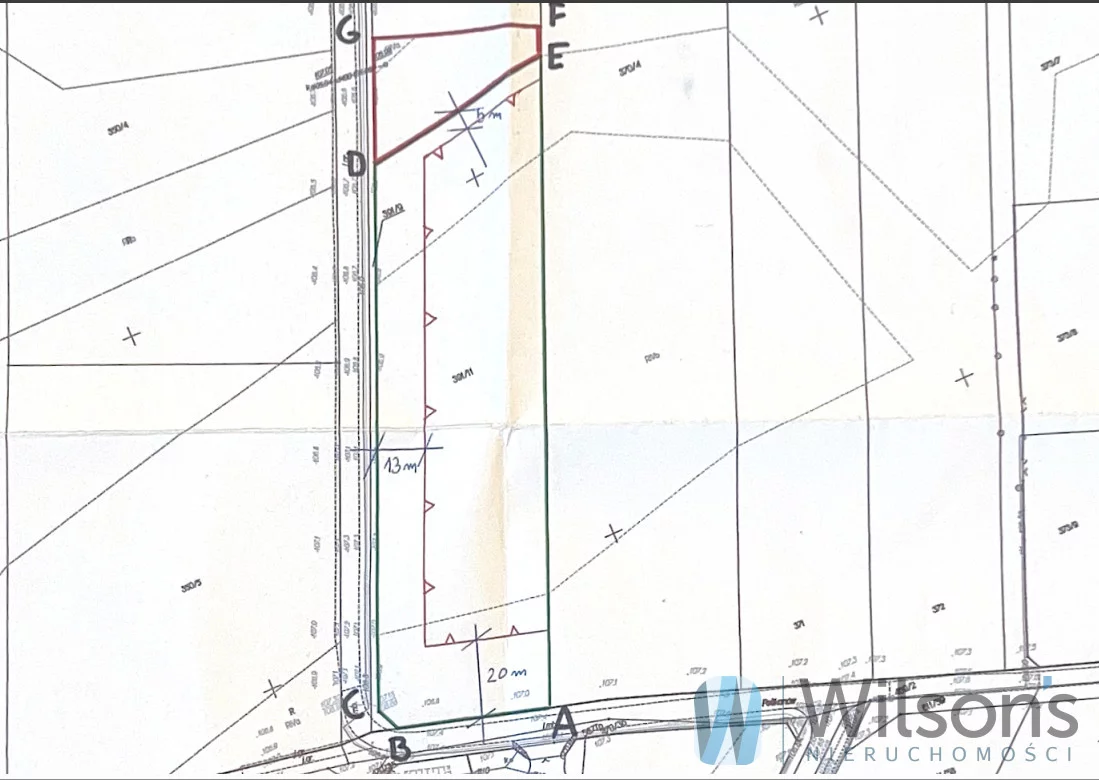 Działka 8 255,00 m², oferta nr , WIL444926, Sokołów, Rodzinna