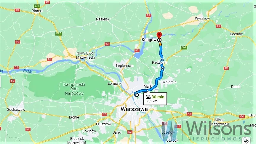 Działka 6 112,00 m², oferta nr , WIL703848, Kuligów, Wojska Polskiego