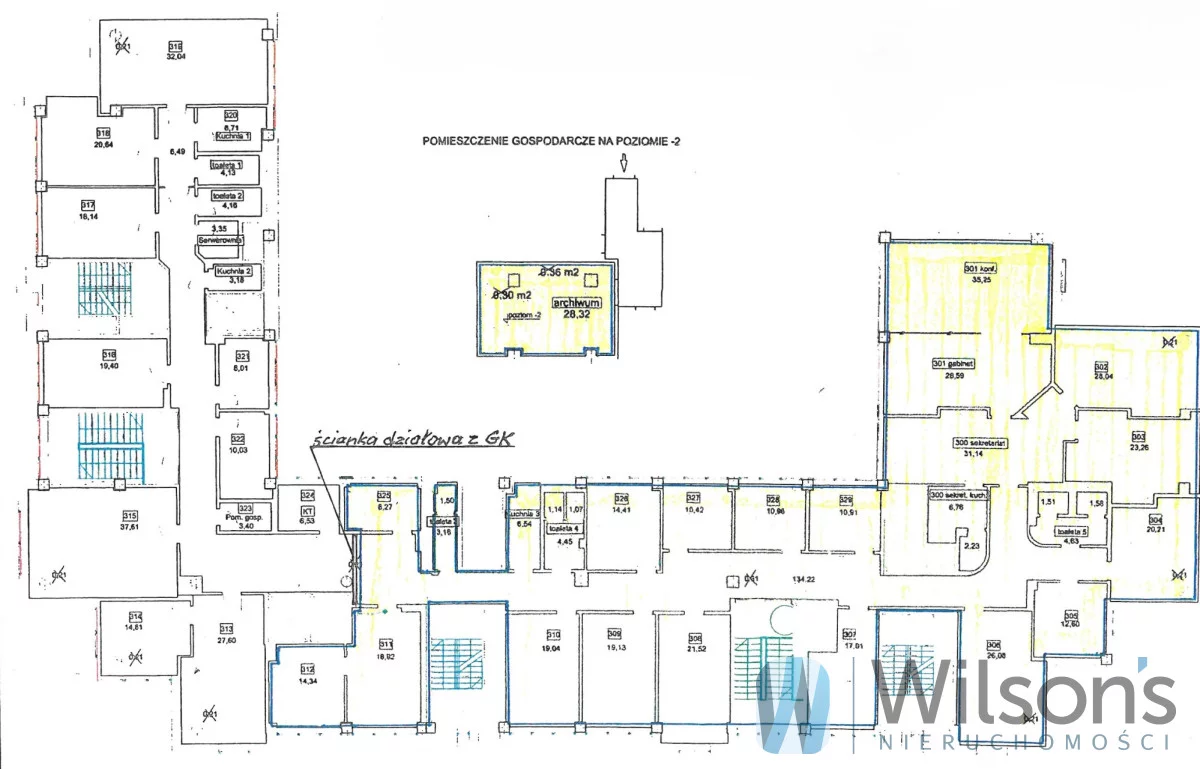 Biuro 844,70 m², oferta nr , WIL426866, Warszawa, Wola, Wola, Aleja Jana Pawła Ii