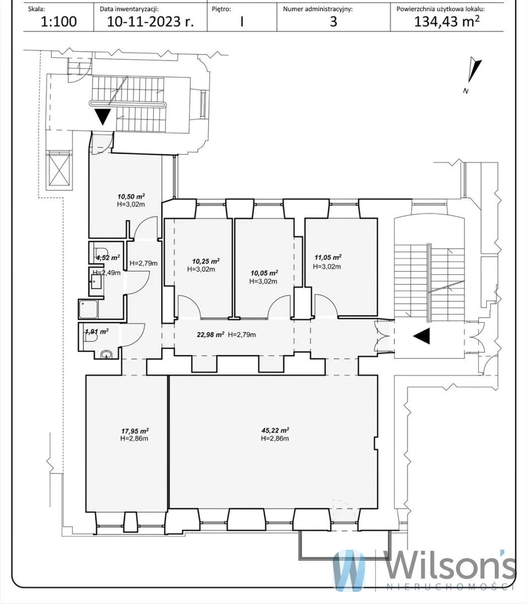 Lokal użytkowy do wynajęcia, 135,00 m², oferta nr WIL877631