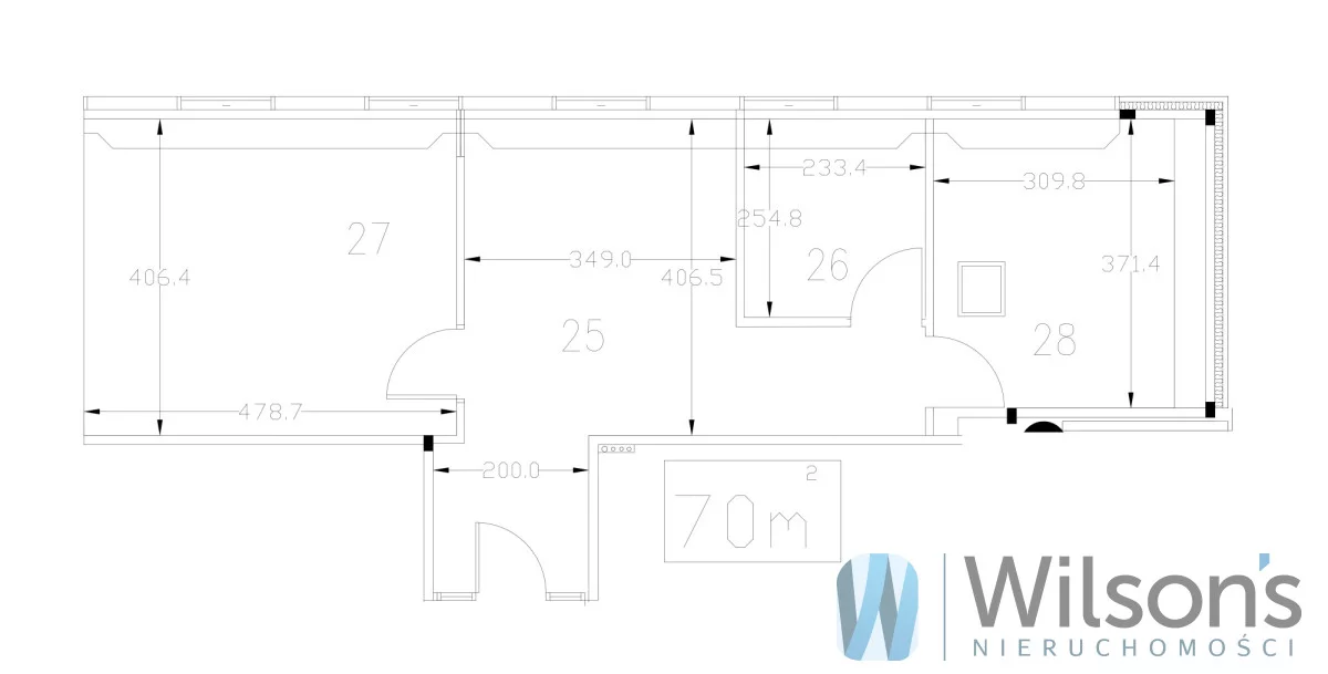 Biuro 70,00 m², oferta nr , WIL325293, Warszawa, Mokotów, Mokotów, Domaniewska