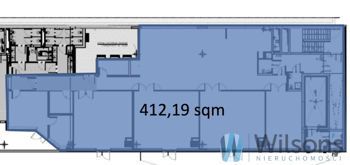 Lokal użytkowy 412,19 m², oferta nr , WIL626031, Warszawa, Marynarska