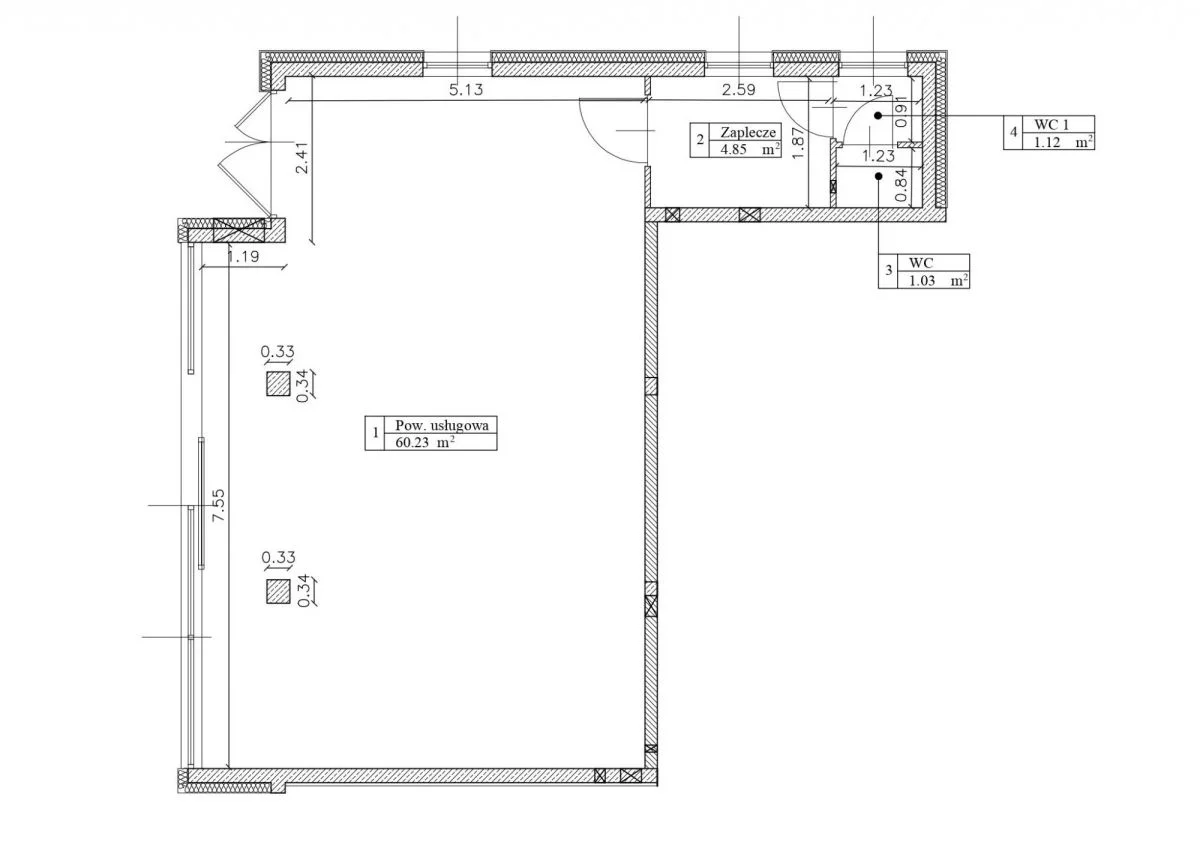 Lokal użytkowy 67,23 m², oferta nr , WIL327192, Pruszków, Mechaników