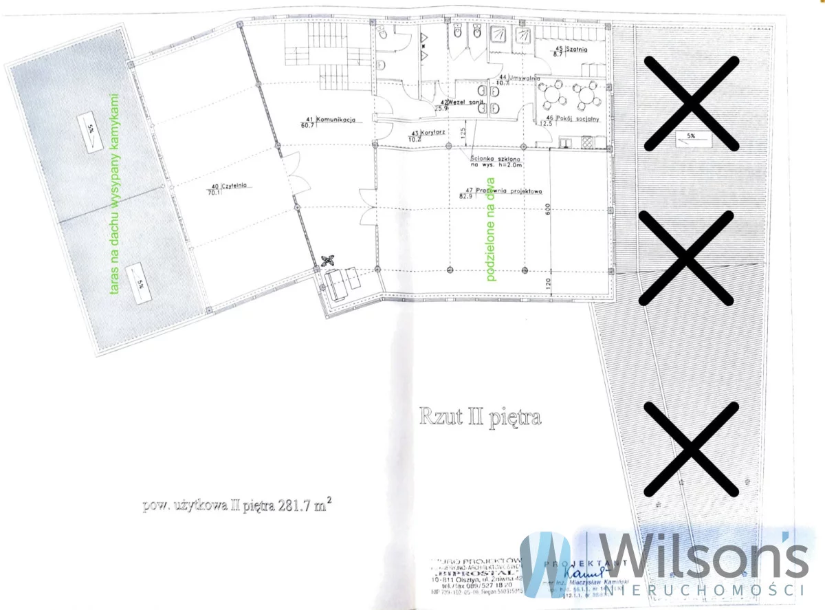 Lokal użytkowy 1 100,00 m², oferta nr , WIL848692, Piaseczno