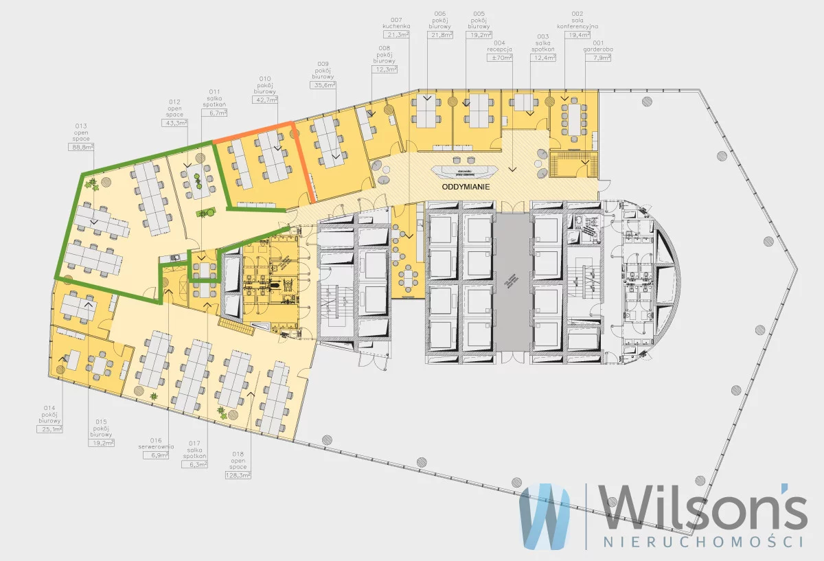 Biuro 250,00 m², oferta nr , WIL145728, Warszawa, Wola, Wola, Rondo Ignacego Daszyńskiego