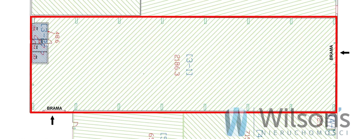 Obiekt do wynajęcia, 2 186,00 m², oferta nr WIL350893