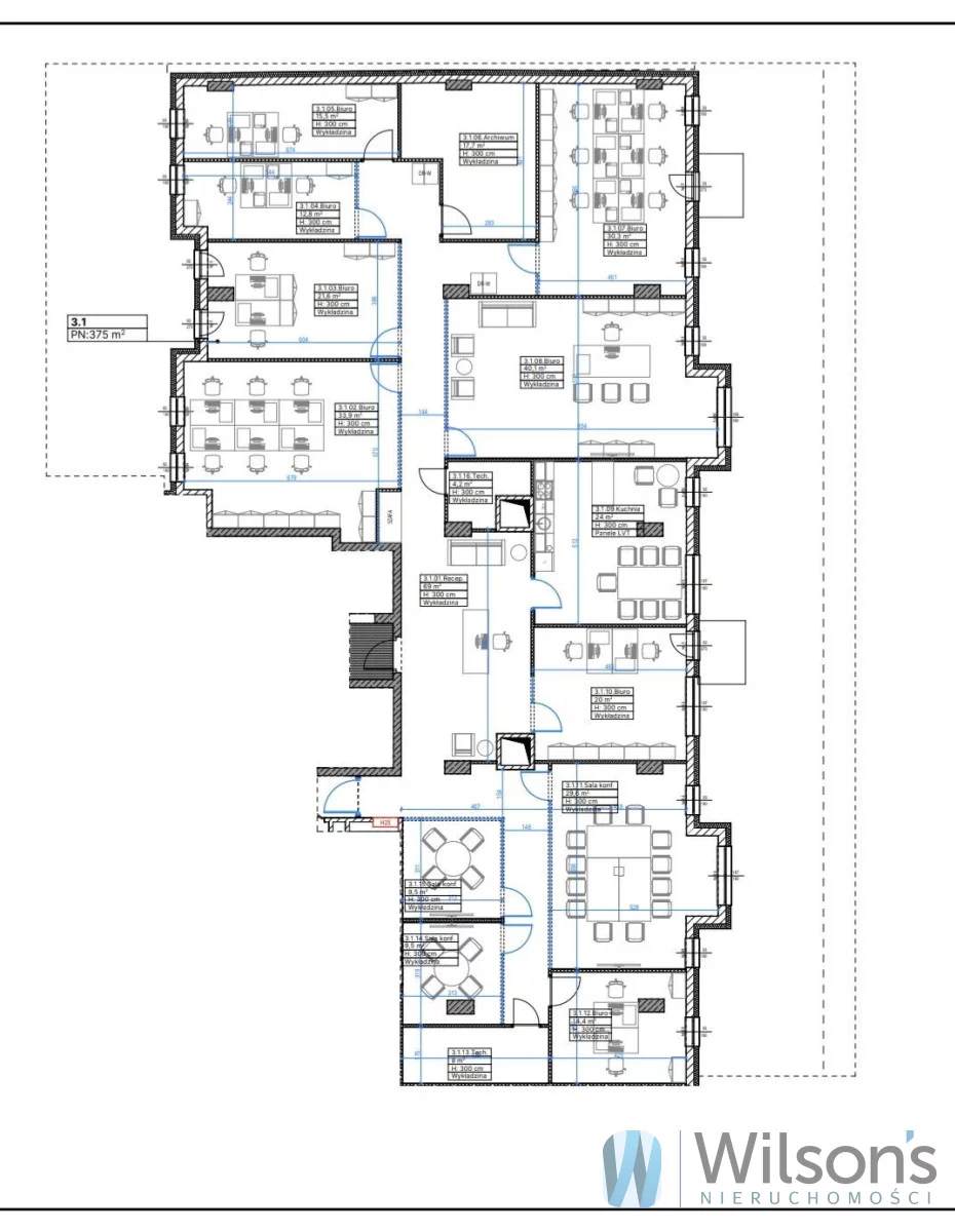 Biuro 423,75 m², oferta nr , WIL356923, Warszawa, Wola, Wola, Żelazna
