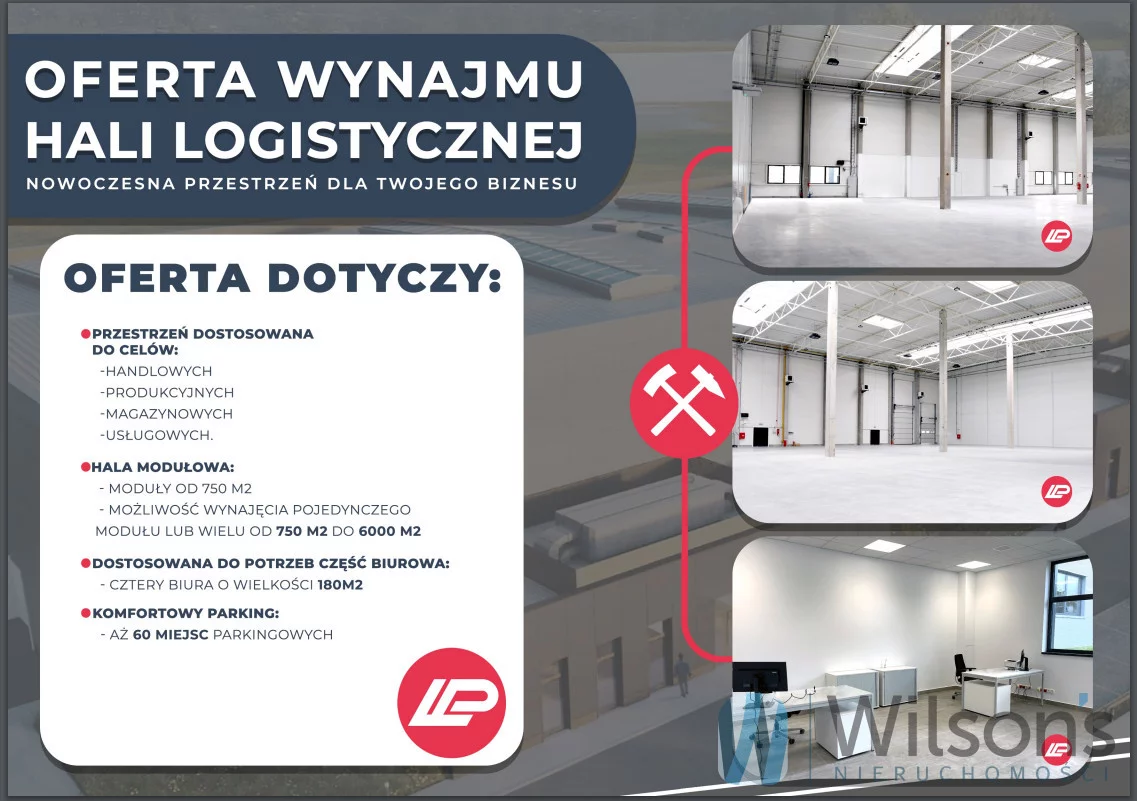 Magazyn do wynajęcia, 2 250,00 m², oferta nr WIL650046