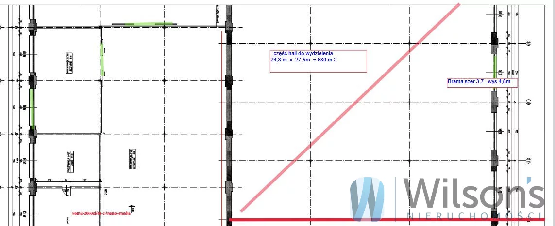 Magazyn 680,00 m², oferta nr , WIL544592, Wrocław