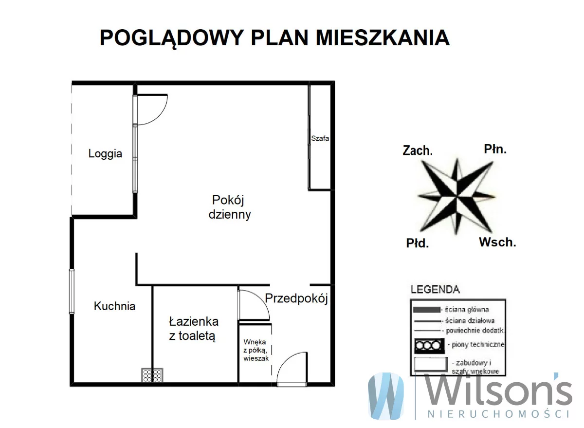 Mieszkanie do wynajęcia, 28,00 m², 1 pokój, 2 piętro, oferta nr WIL197642